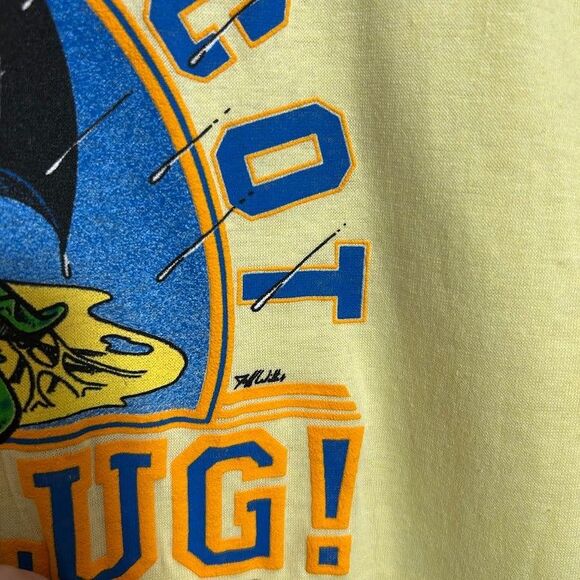 VTG Single Stitch Washington State Mascot T Shirt L Slug PNW Hef-T Tee Jays - Picture 6 of 8